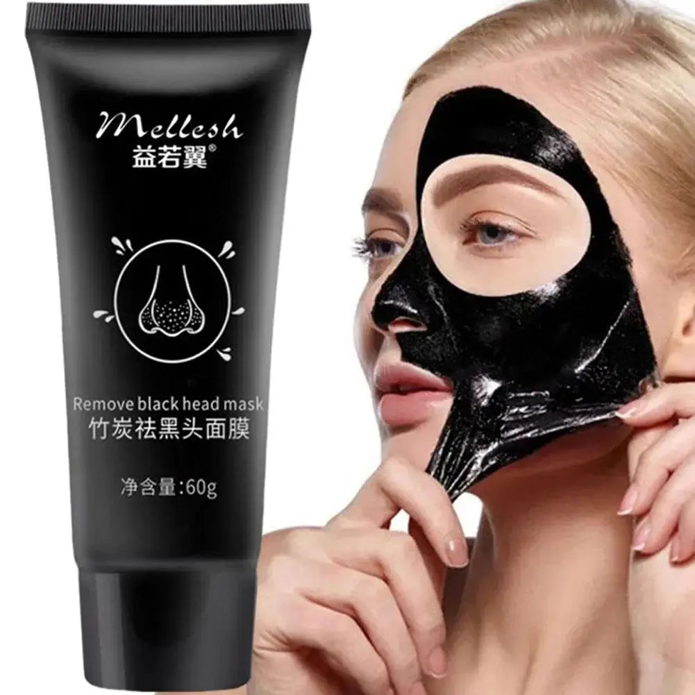Bamboo Charcoal Facial Mask Blackhead Removing Facial Mask 60g Dirt Removing Cleaning Pore Layer Cleaning Skin Care Facial Mask Oasis Select