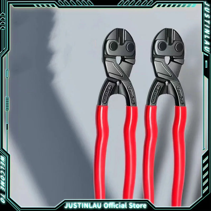 8/10inches Bolt Cutter High Leverage Bolt Cutter with Notch and Spring Industrial Wire Cutter Repair Heavy Duty Hand Tools Oasis Select
