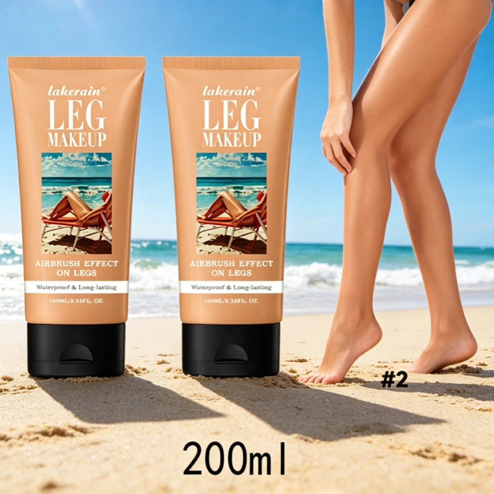 200ml Leg Makeup Long-lasting Waterproof And Anti-Transfer Concealer Even Skin Tone Wheat Tan Brown Liquid Foundation Oasis Select 200ml 1
