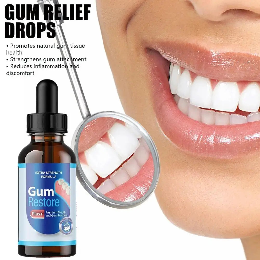 Gum Repair Drops 30ml – Soothe Sore Gums & Remove Tartar Oral Care Serum Oasis Select