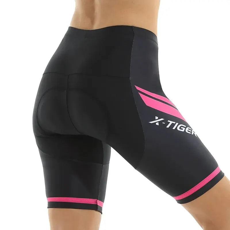 X-TIGER Women Cycling Shorts 3D Gel Padded Shockproof MTB Mountian Bicycle Shorts Road Racing Bike Shorts Summer Outfit Clothes Oasis Select
