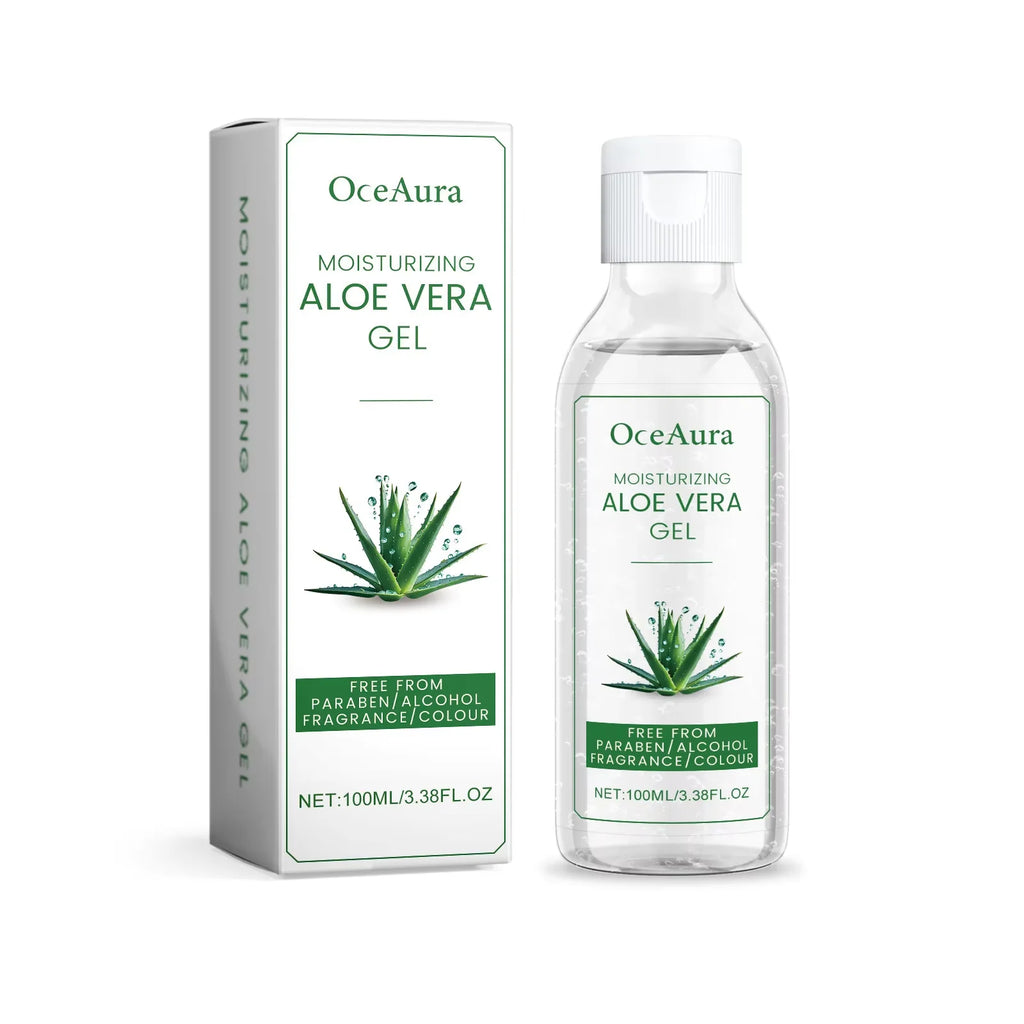 OceAura Aloe Vera Gel – Pore Shrinking, Oil Control & Acne Care Aloe Vera Face Gel Oasis Select A 100ml Boxed