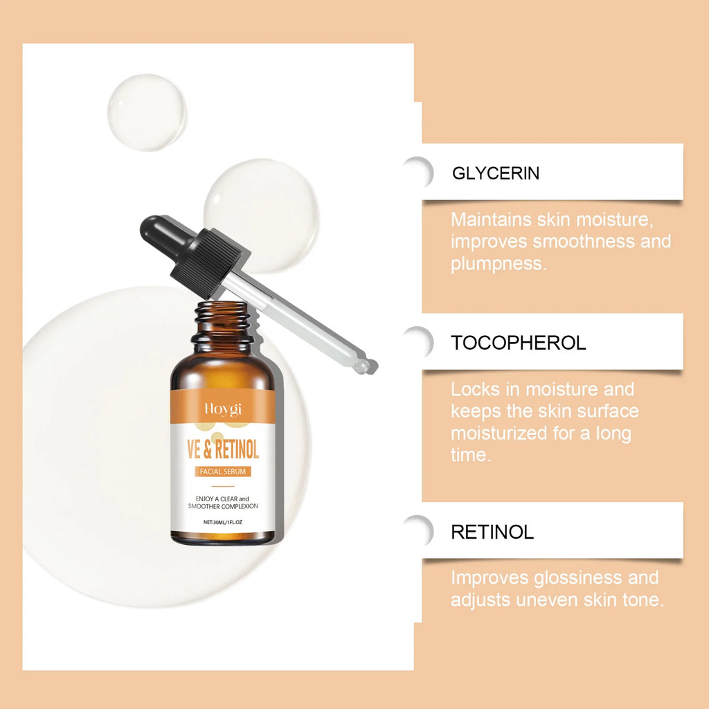 Hoygi Retinol & Vitamin E Face Serum – Anti-Aging 30ml Retinol Face Serum Oasis Select
