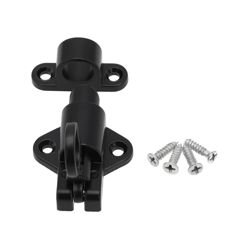 Bolt Latch Lock Pull 2 Color Aluminum Black Door Gate Ring Security W/ Screws Window 2019 High quality Hot sale Oasis Select