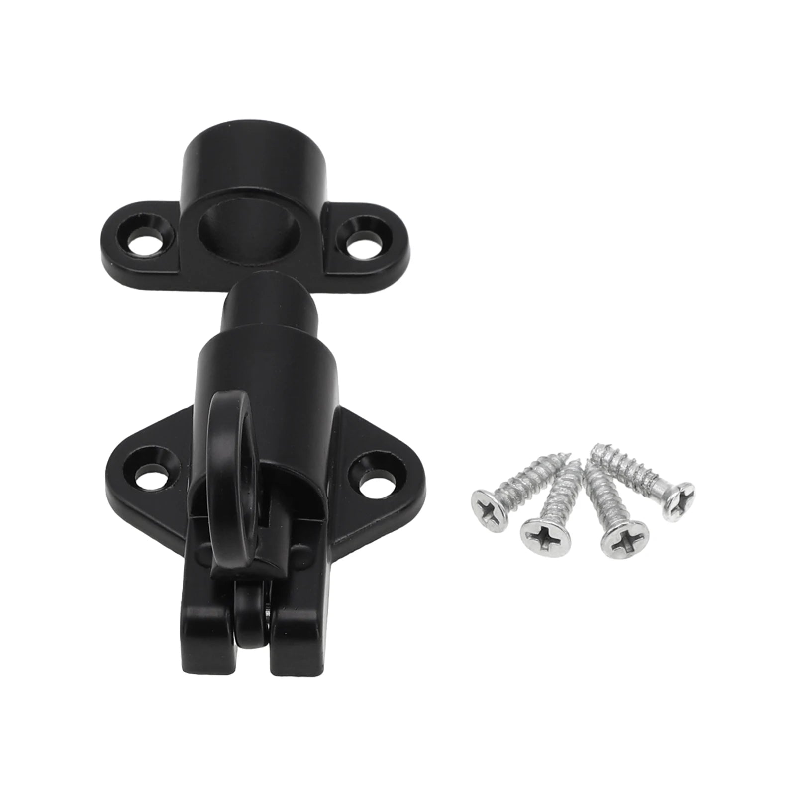 Bolt Latch Lock Pull 2 Color Aluminum Black Door Gate Ring Security W/ Screws Window 2019 High quality Hot sale Oasis Select