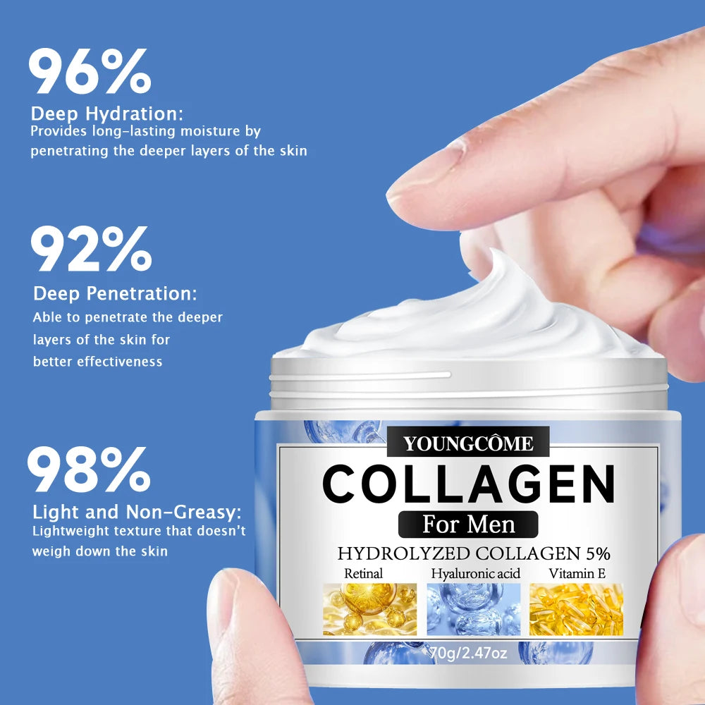 YOUNGCOME Men's Retinol Face & Neck Cream – Firm & Moisturize Men's Retinol Cream Oasis Select
