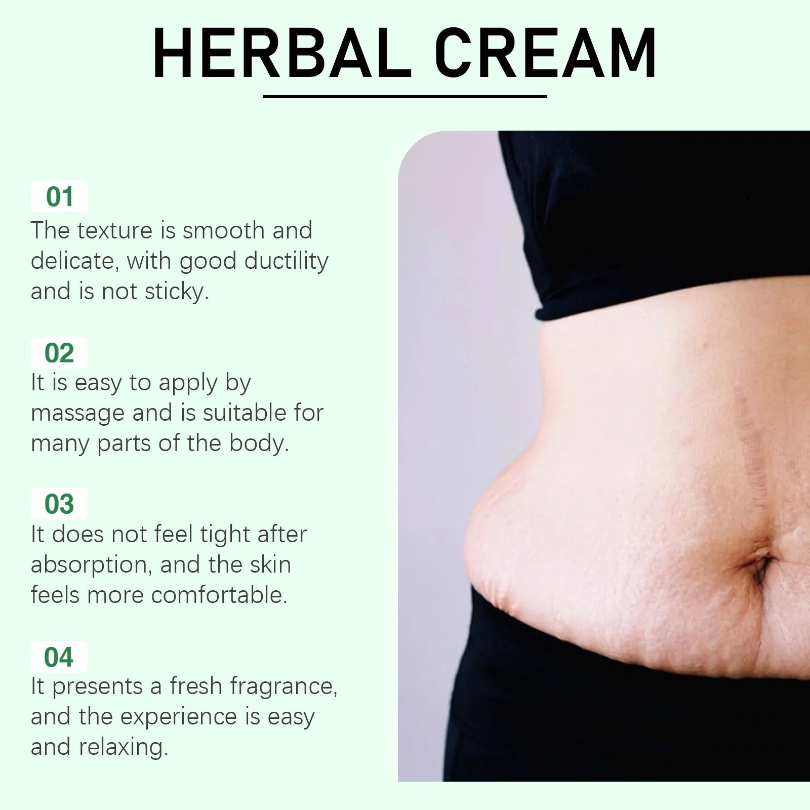 Lymph Cream Herbal Plant Formula Lymphatic Massage Improve Blood Circulation Help Detox Reduce Swelling Herbal Body Care Cream Oasis Select