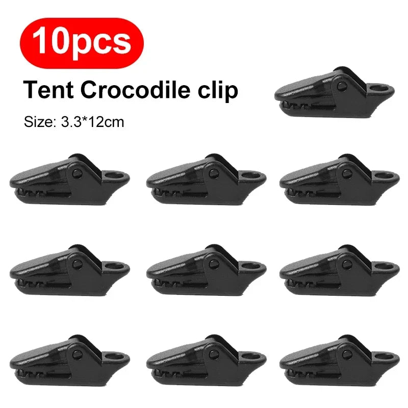 10/20/50 PCS Heavy-Duty Tarp Clips – Windproof No-Puncture Grips for Tarps, Canopies & Tent Skirts, Reinforced for High Wind Oasis Select 10pcs