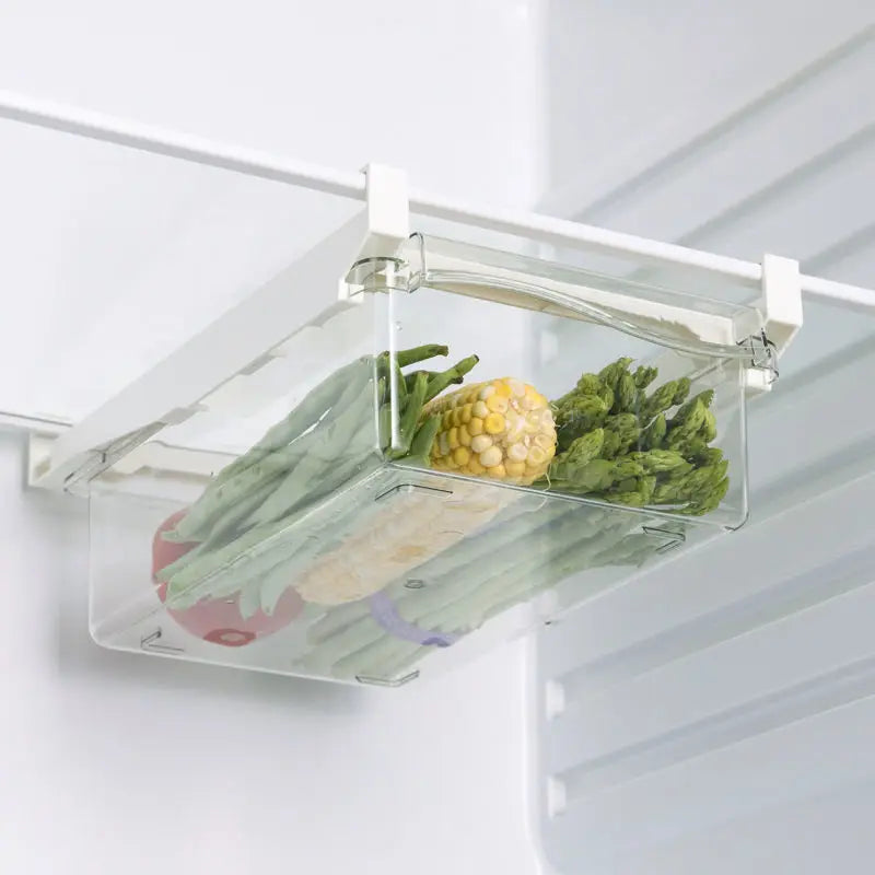 Clear Fridge Organizer Drawer – Slide-Under Shelf Storage Box Fridge Organizer Drawer Oasis Select