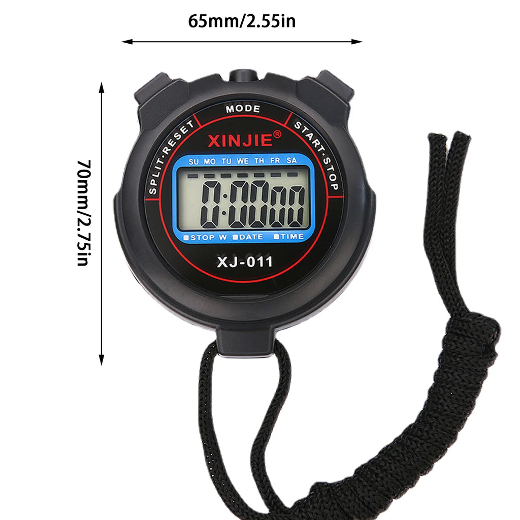 Sports Stopwatch Timer Athlete Referee Timer Portable Waterproof Fitness Timer With Date Display Alarm And Clock For Fitness Oasis Select