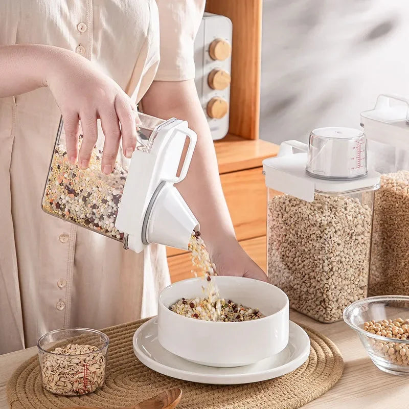 Airtight Rice & Grain Storage Container with Measuring Cup Food Storage Container Oasis Select