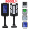 20000LM Solar Lights Outdoor External Solar Lamp with Motion Sensor Remote Control Solar Powered Spotlight Lamp Wall Street Lamp Oasis Select SETB-9000