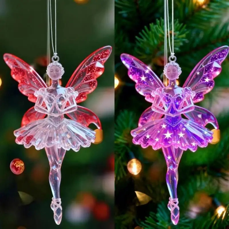 Sparkling Ballerina Acrylic Pendant | Car & Christmas Ornament