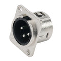 3Pin XLR Socket Male Female Panel Mount Chassis Socket Mic Jack Audio Connector With Solder Terminals For Patch Bay Snake Cabl Oasis Select Male
