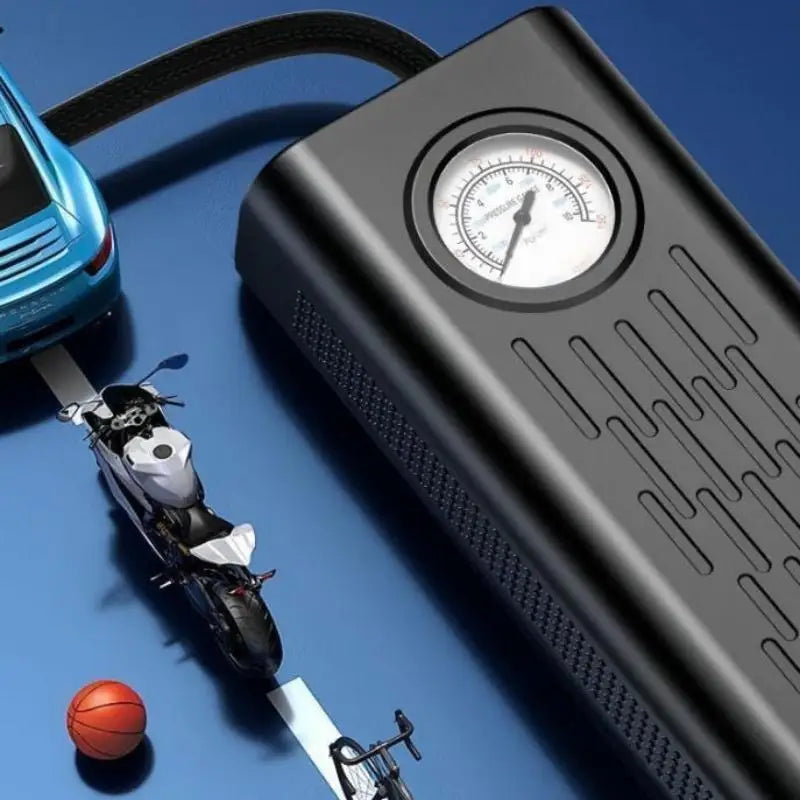Tire Inflator Portable Air Compressor With Pointer Pressure Gauge Cordless Tire Inflator Air Pump For Car Tires Oasis Select