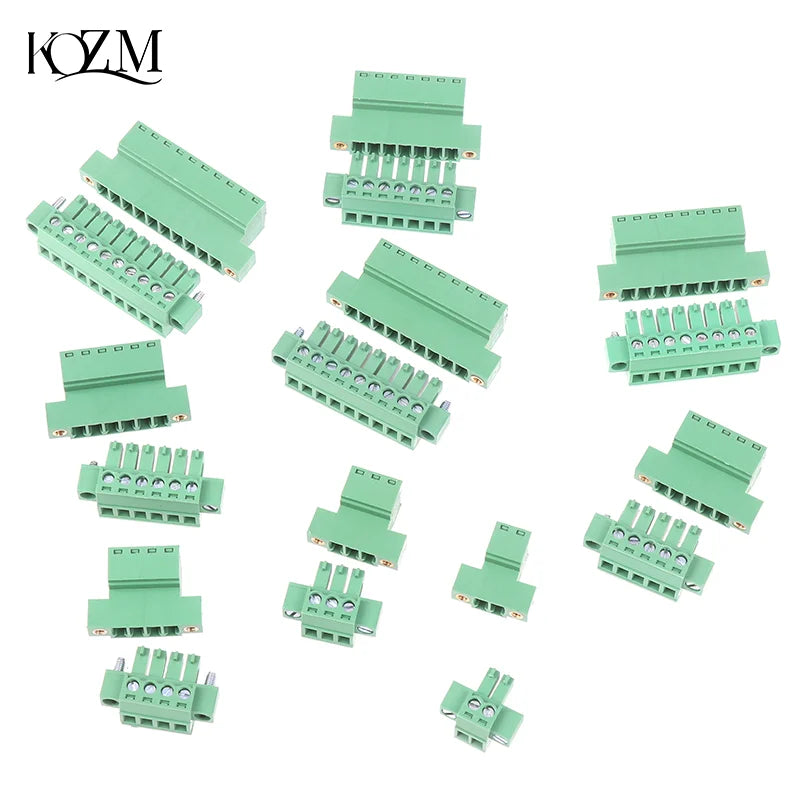 3.81mm Pluggable Terminal Block Connector Set 2P–10P PCB