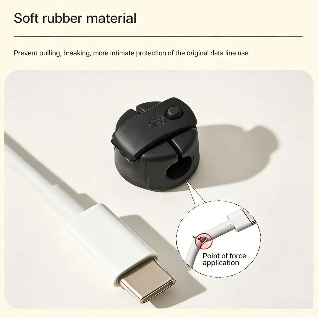 Multifunction Portable Magnetic Cable Clips Adjustable Cord Holder Cabled Management Cables Smooth Wire Keeper Organizer Holders Oasis Select