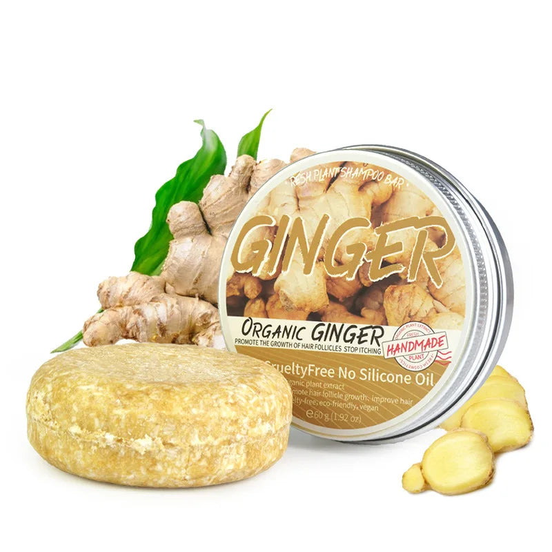 SADOER Ginger & Lavender Shampoo Bar – Soft, Silky Hair