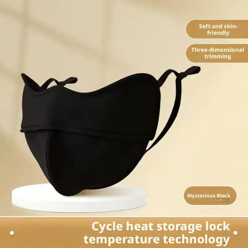 Winter Warm Cycling Mask 5D fishbone design contours to the face, effectively blocking wind and cold, and enhancing warmth. Oasis Select