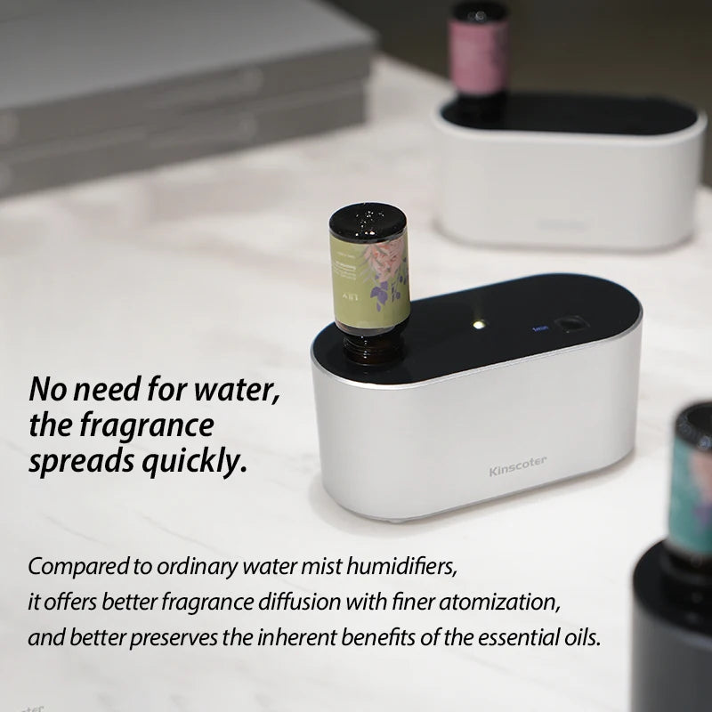 Portable Waterless Aroma Diffuser | Essential Oil Atomizer