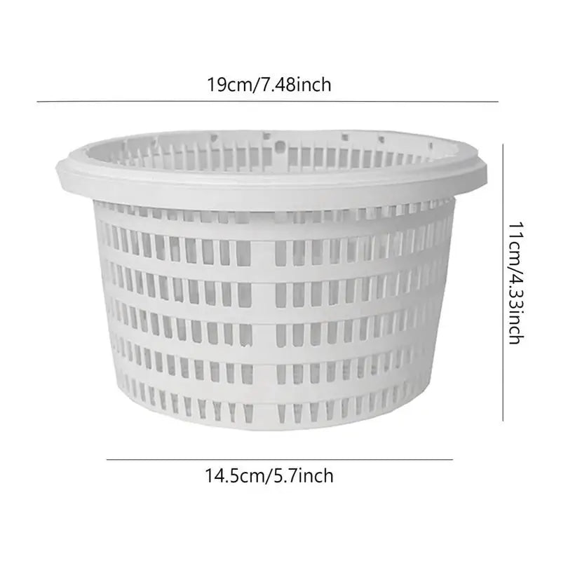 Skimmer Basket For Pool Replacing Strainer Basket Compact Pool Supplies Skimmers With Handle For Removing Leaves Grass Hair Scum Oasis Select
