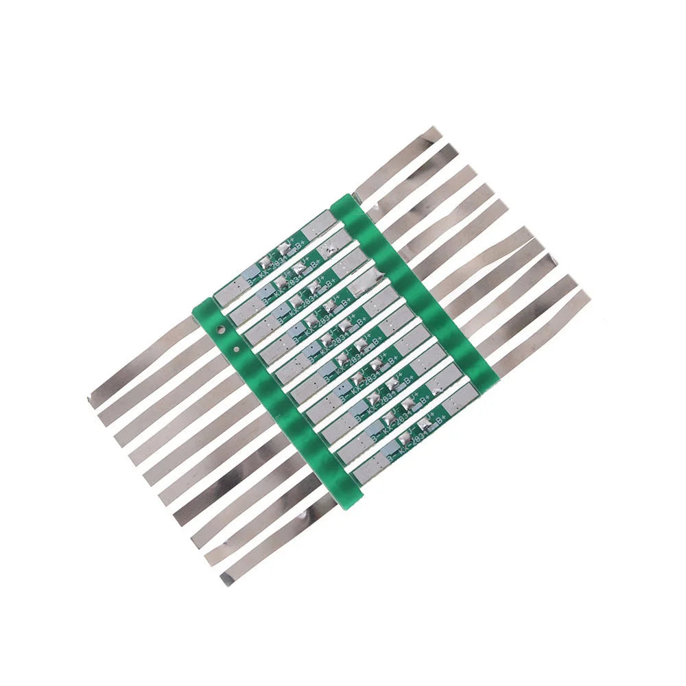 10Pcs Protection Board For 3.7V 18650 Li-Ion Lithium Battery W/ Solder Be JB 28*3mm Protectiive Board Replacement Oasis Select