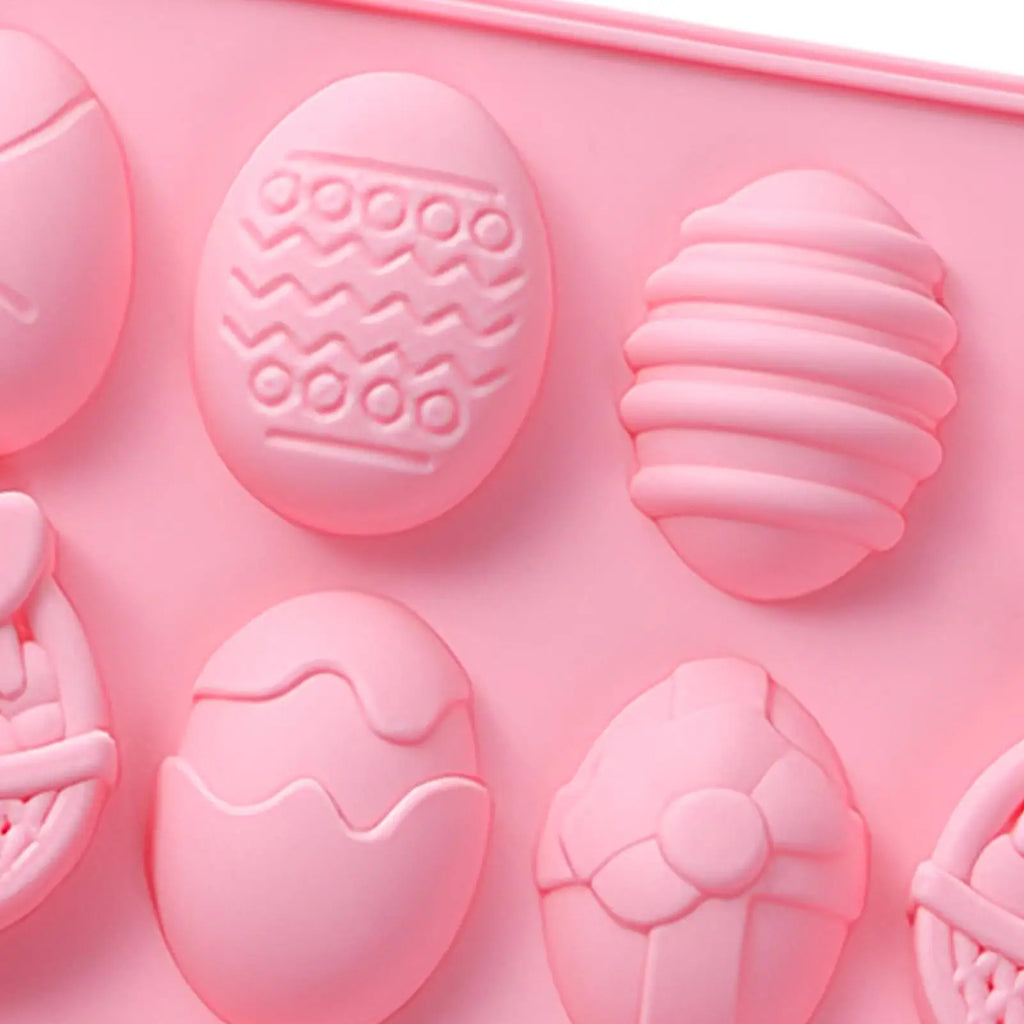 Easter silicone Molds Easter egg rabbit shaped baking mold chocolate candy mold Baking Tool Easter themed party decoration Oasis Select
