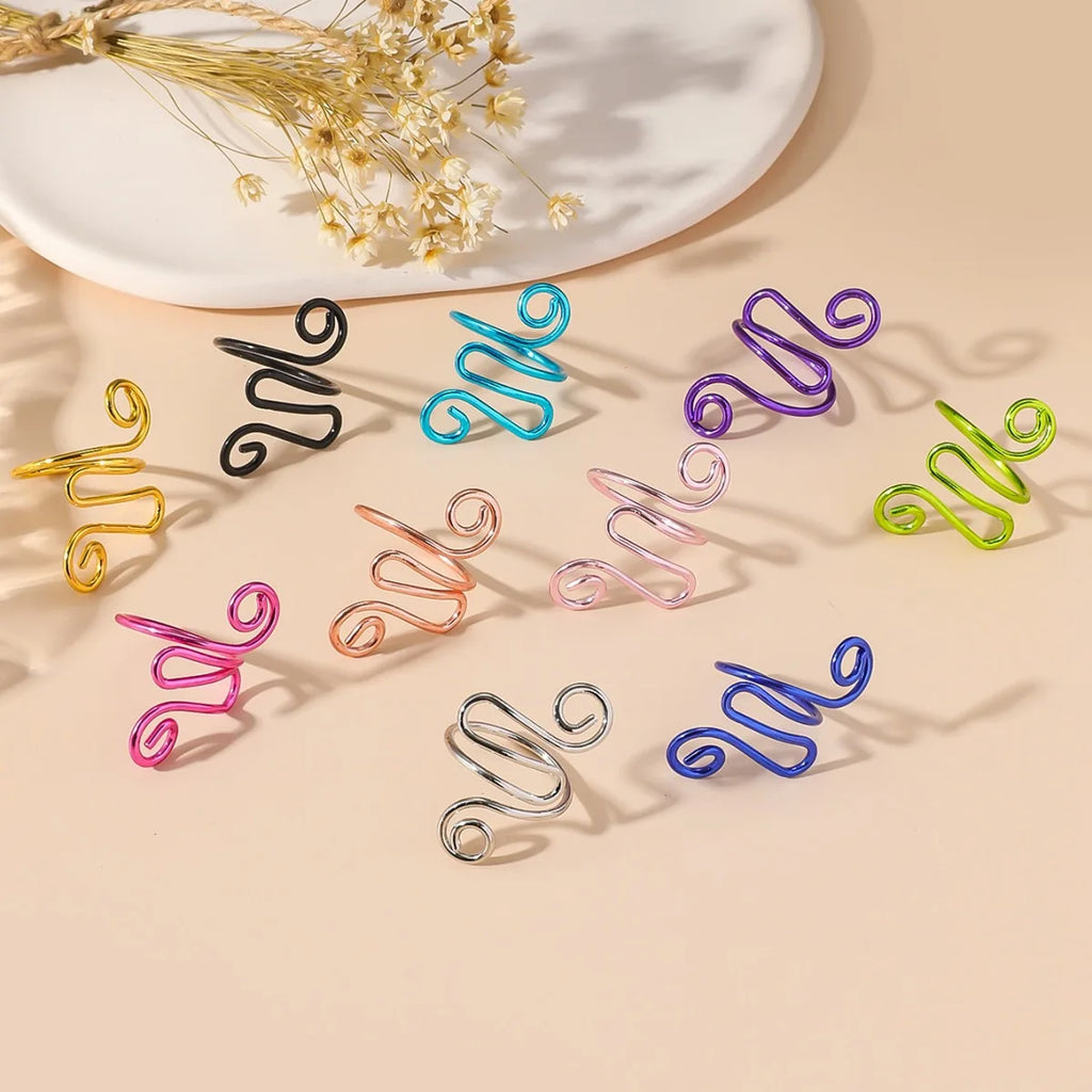 Adjustable Knitting Crochet Loop Ring Knittied Yarn Guide Hook Finger Faster Holder Thimble Crocheters Thread Ring Sewing Tools Oasis Select