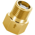 Brass Anti Backflow Check Valve Gold One-way Valve Durable Toilet Corner Valve Ozone Resistance Non Return Backflow Valve Oasis Select 240V