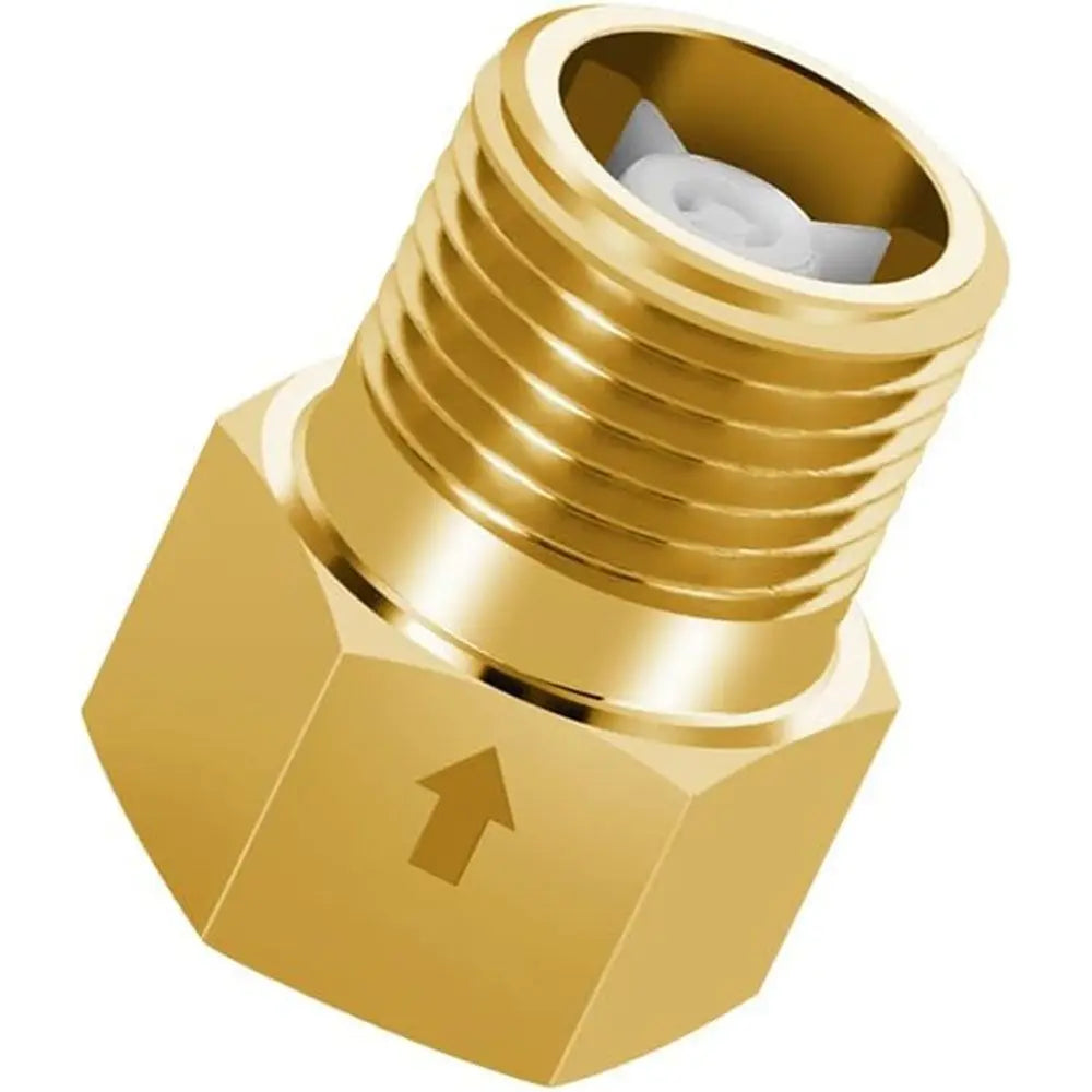 Brass Anti Backflow Check Valve Gold One-way Valve Durable Toilet Corner Valve Ozone Resistance Non Return Backflow Valve Oasis Select 240V