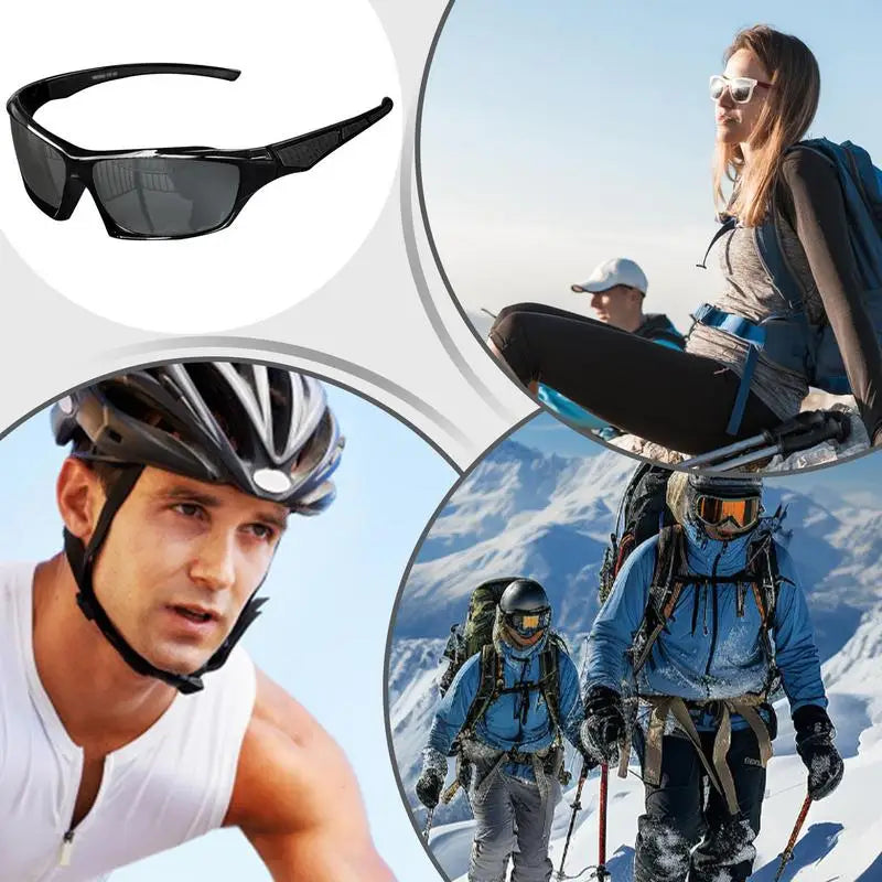 Polarized Sunglasses Men Comprehensive Protection Sun Glasses Comfortable Lightweight Frame Sport Eyeglasses for Driving Fishing Oasis Select