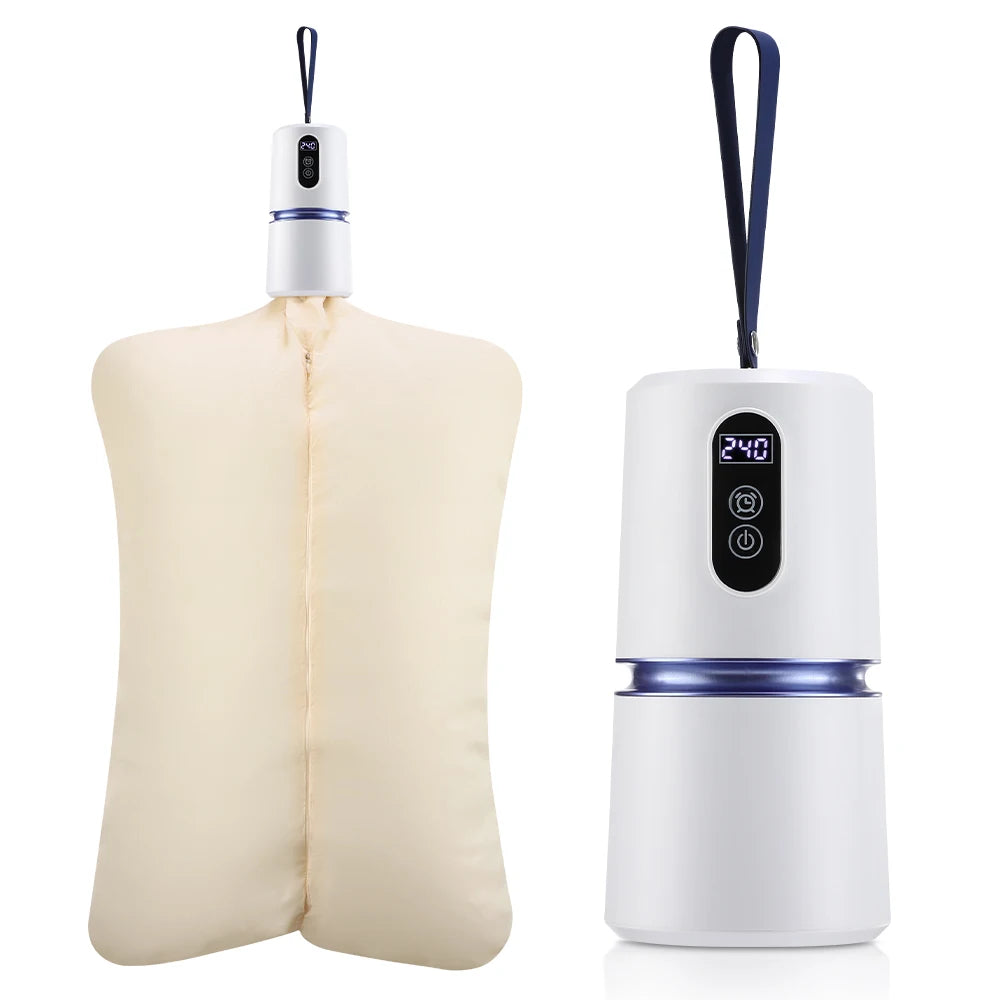 AFDEAL Portable Mini Clothes & Shoe Dryer 200W – Travel Ready