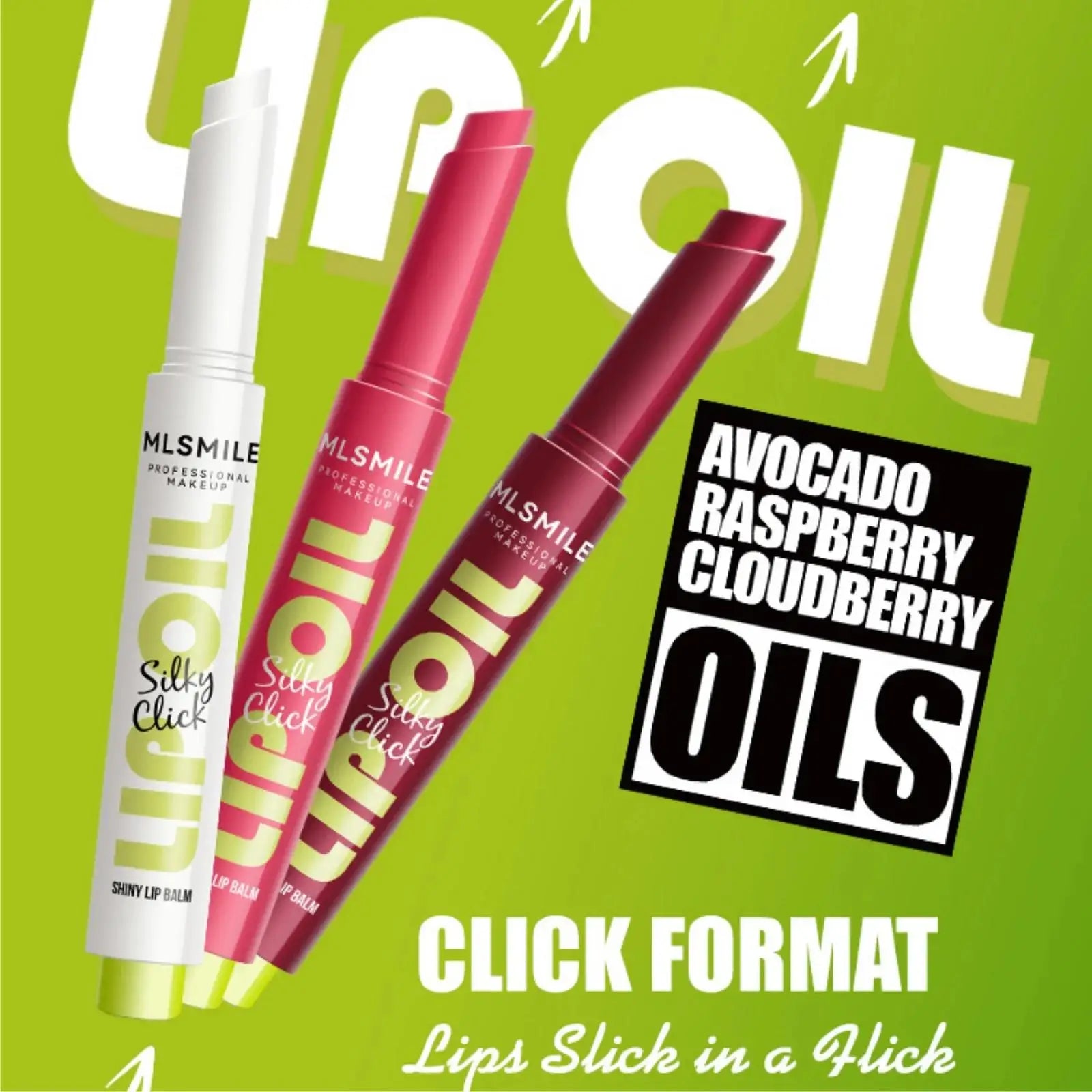 MLSMILE 3-Piece Pearl Lip Gloss Set – Long-Lasting & Moisturizing