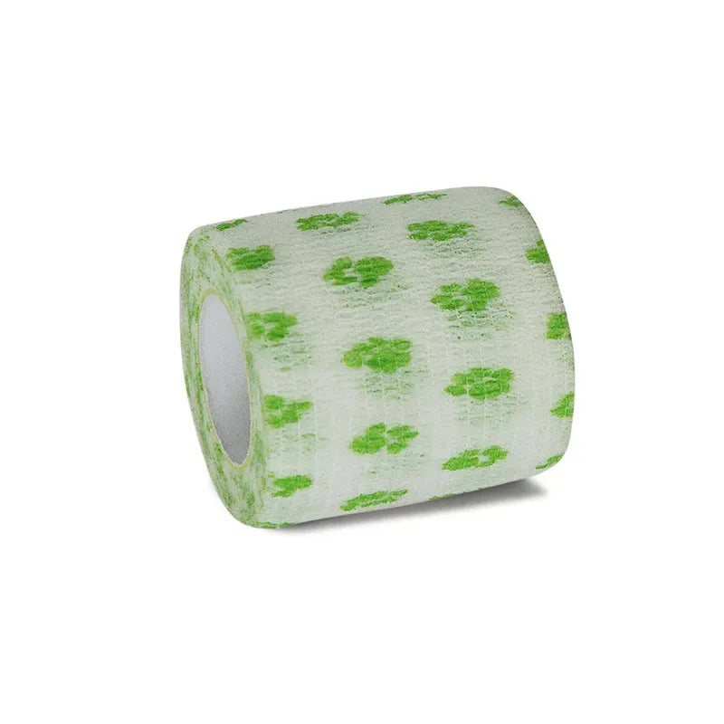6/12/15Pcs Printed Medical Self Adhesive Elastic Bandage Colorful Sports Wrap Tape for Finger Joint Knee First Aid Kit Pet Tape Oasis Select