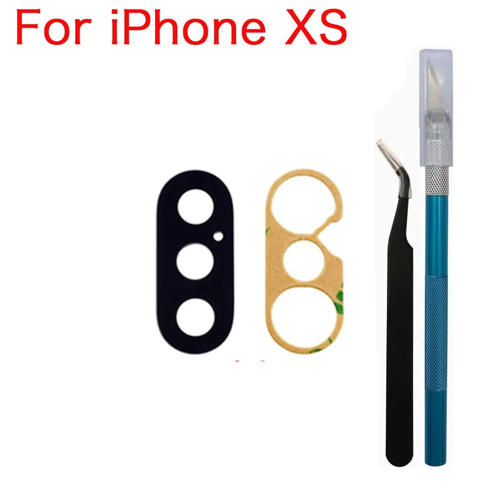 iPhone Back Camera Glass Lens Replacement + 3M Sticker & Tools