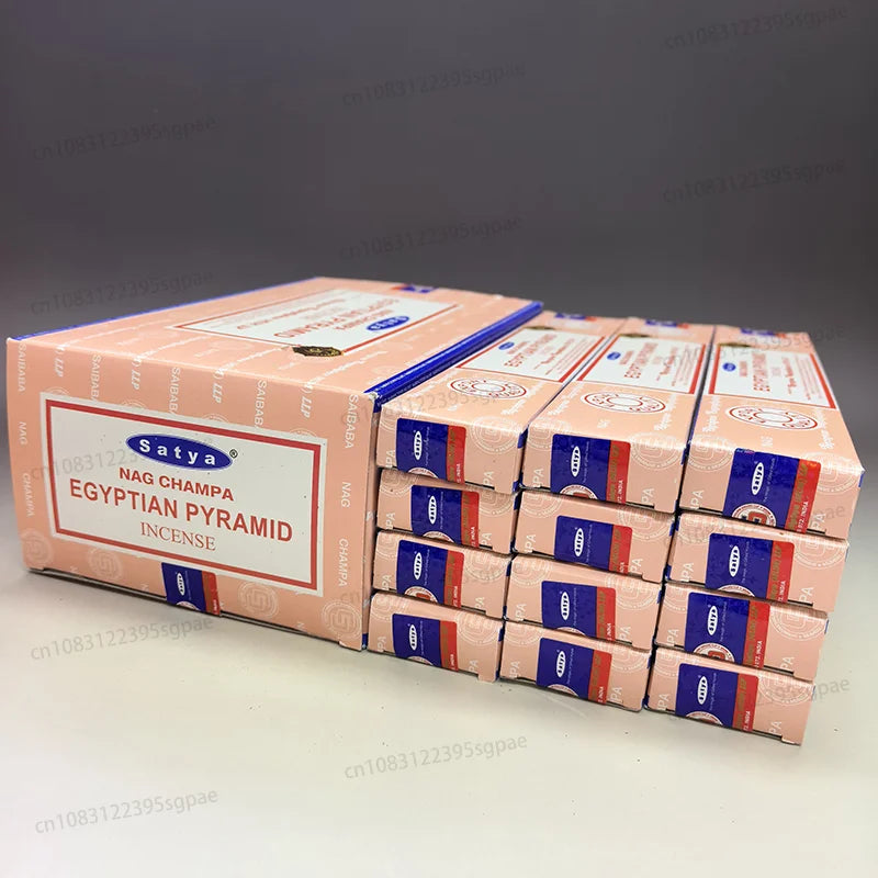 12Boxes Satya Origin100 Hand-rolled Incense Sticks SANDAL WOOD MONEY