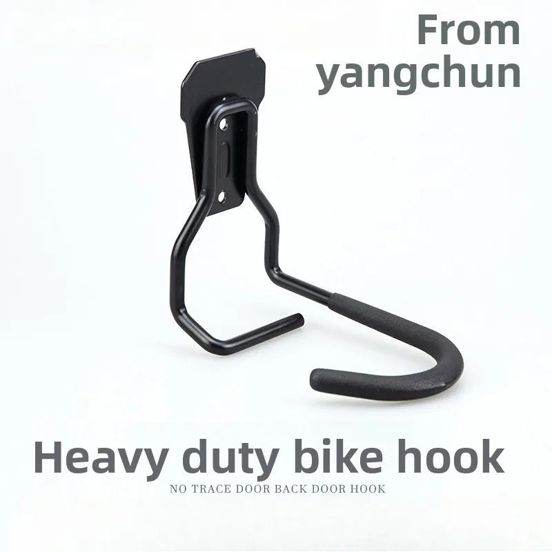 Wall Mount Bicycle Hook Vertical Horizontal Bike Rack Heavy Duty Front Tire Hanger for Garage Home Storage Organizer Oasis Select