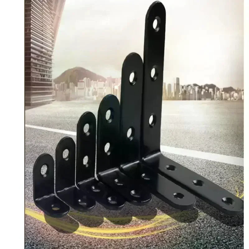 Stainless Steel Angle Bracket, Right Shelf Support, Corner Bracket, 90 ° Furniture, L or I Shape, 10 Pcs, 20Pcs Oasis Select