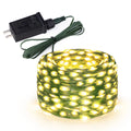 10/20/30M LED String Lights Leather Wire Light Waterproof Garland Fairy Lights Chain 220V 110V EU/US Plug Birthdays Party Decor Oasis Select Warm White US Plug 10M 100LED