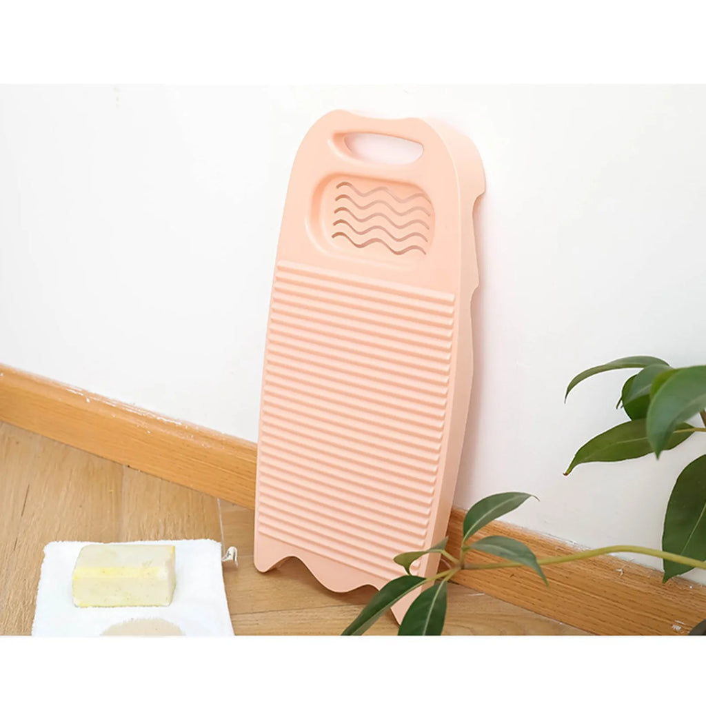 Wash Board Thickened Hand Wash Laundry Boards Dirty Clothes Washboard with Soap Holder Design for Underwear Lingerie Cleaning Oasis Select
