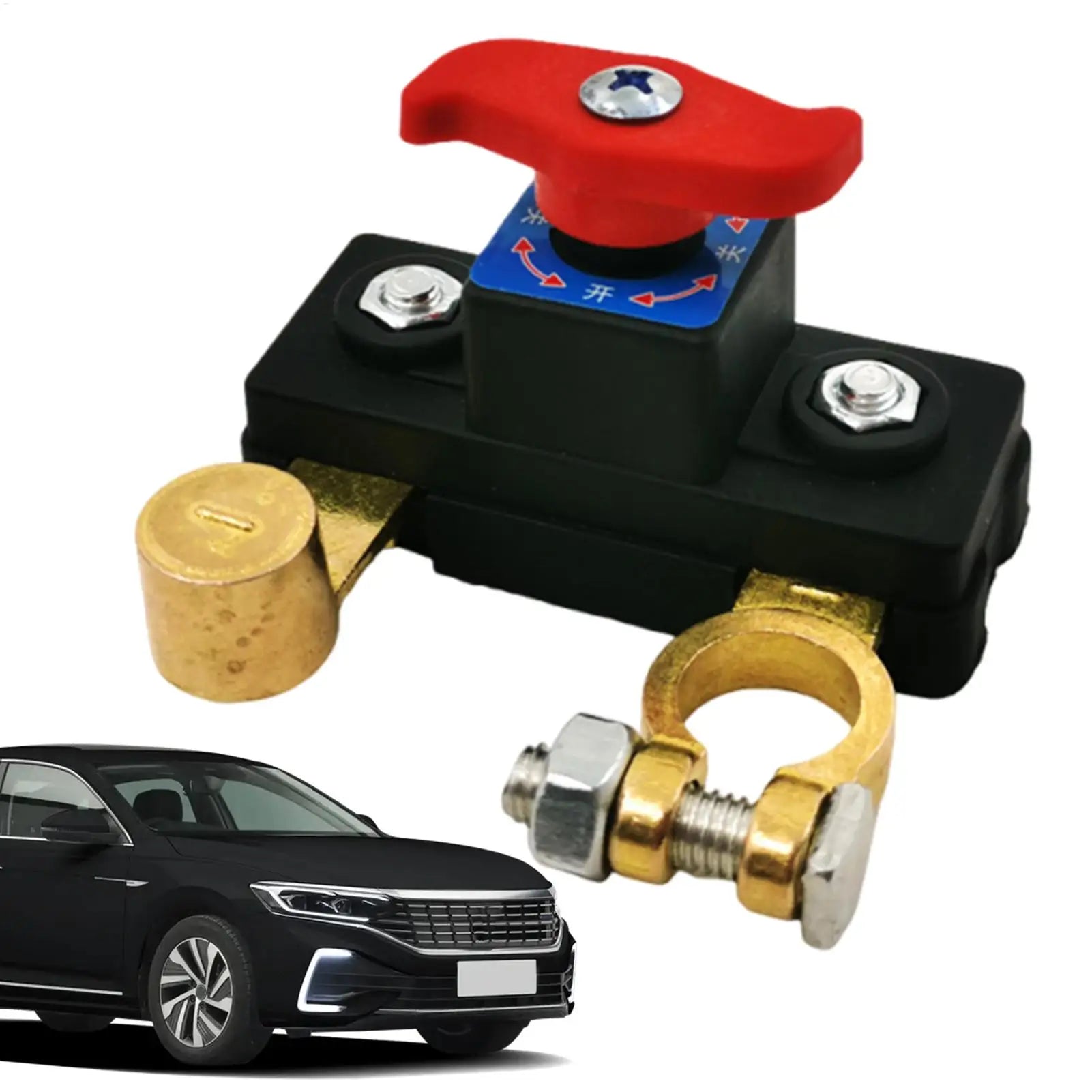 Battery Disconnect Control 12V 24V Auto Battery Quick Disconnect Control Power Management Terminal Safety Equipment for Parking Oasis Select