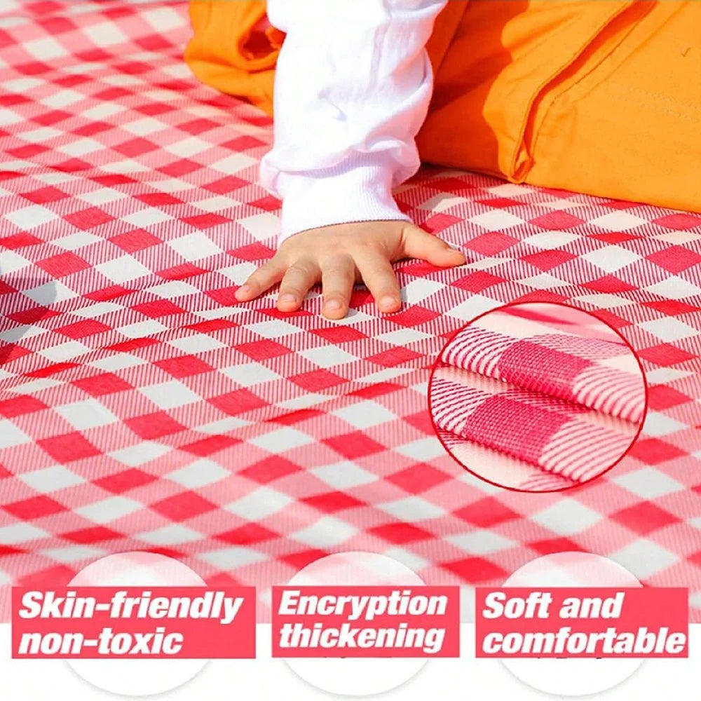 Portable Camping Mat Big Picnic Blanket Sandproof Waterproof Beach Mats Traveling Hiking Outdoor Camping BBQ Grass Parks Oasis Select