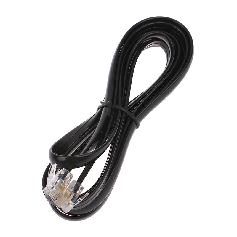 RJ12 6P6C ST-4 Autoguide Cable for iOptron IEQ30 IEQ45 | 0.5–5m