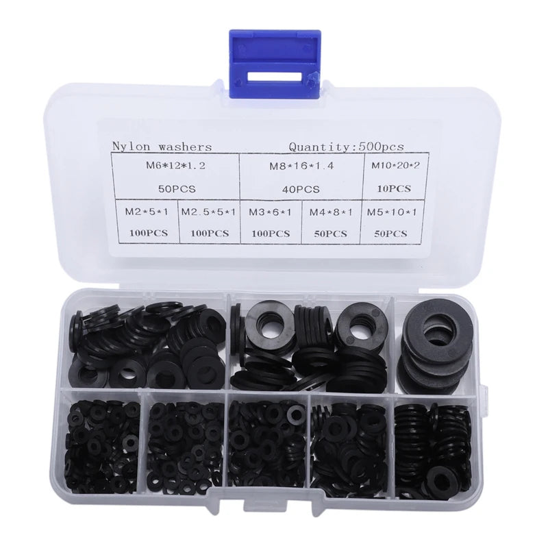 Convenient Practical Gasket Set With box Grommet Kit M2-M10 Pressure Washer Replacement Assortment Automobiles Oasis Select China Mainland