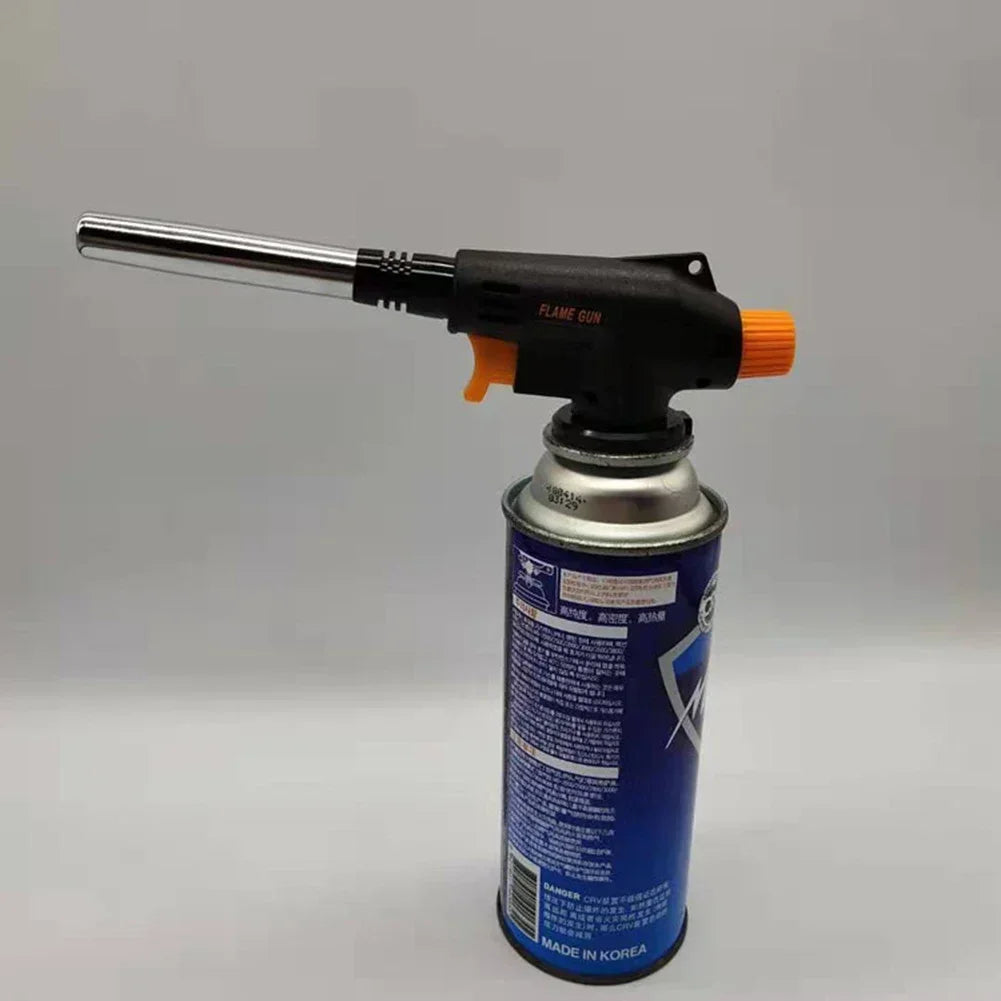 Outdoor Welding Gas Burner Flame Torch Ignition BBQ Cooking Camping Flamethrower Portable Gas Torch for Cooking And Camping Oasis Select