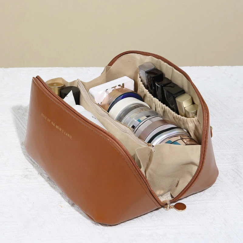 Women's Waterproof Travel Cosmetic Bag | Portable Makeup Pouch