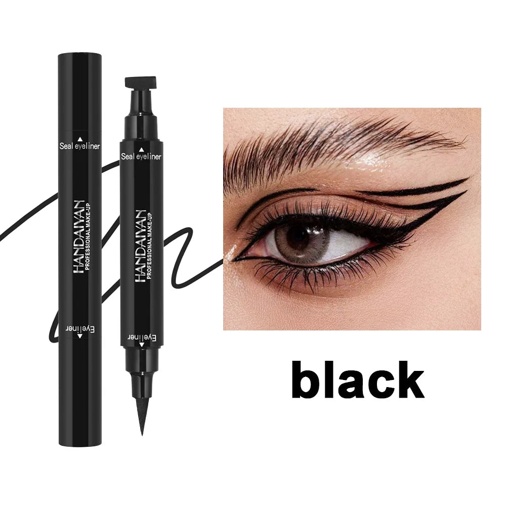 Handaiyan 2-in-1 Triangle Liquid Eyeliner Stamp – Waterproof