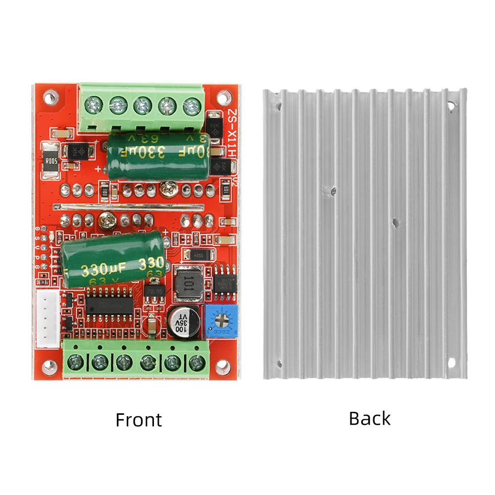 DC 6-60V 400W BLDC Three Phase DC Brushless Motor Controller PWM Hall Motor Driver Control Board Motor Speed Controller Oasis Select
