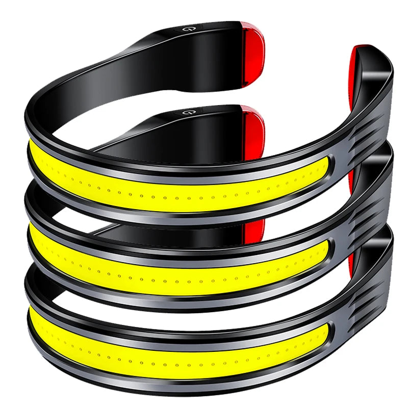 POCKETMAN COB LED Headlamp – USB Rechargeable & Waterproof