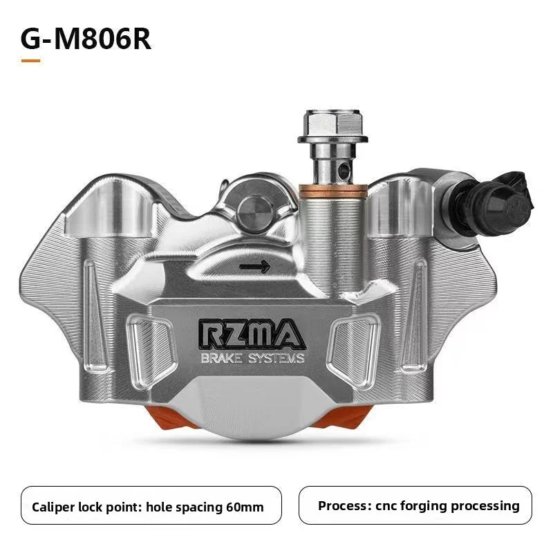 Silent and wear-resistant Ruizuma G-M806 small Mantou caliper 60mm hole rear disc brake modification Oasis Select right side